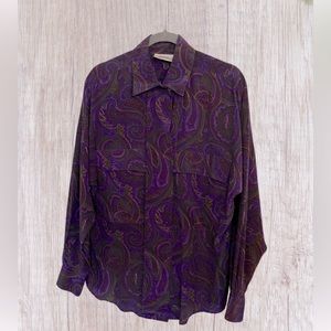 80’s Vintage collection silk blouse